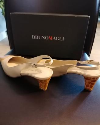 Sandali slingback Bruno Magli bicolore