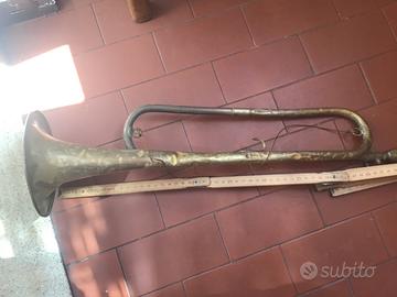 Cimelio tromba in ottone