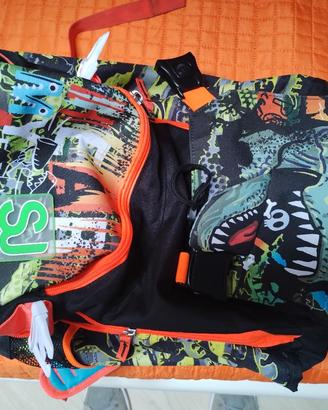 Zaino scuola Sj Gang REXME dinosauro bambino 