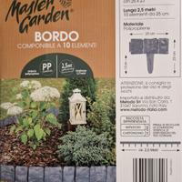 Bordo per Giardino Effetto Pietra Componibile