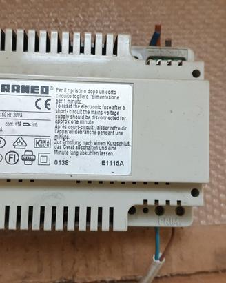 alimentatore citofoni terraneo 672