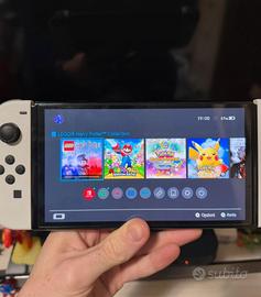 Nintendo Switch Oled Bianca + custodia