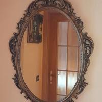 SPECCHIO IN LEGNO DORATO
