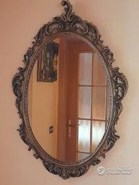 SPECCHIO IN LEGNO DORATO