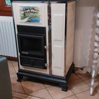 stufa a legna e  pellet 