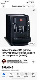Macchina a cialde grimac cappuccino