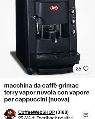 Macchina a cialde grimac cappuccino