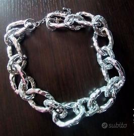 Collana a maglie argento Nuna Lie NUOVA