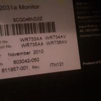 Monitor HP 20” S2031a