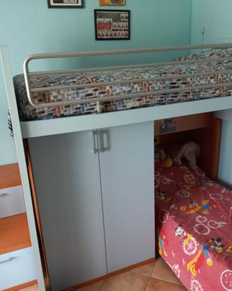 Camera letto ragazzi Doimo Cityline letto estraib.