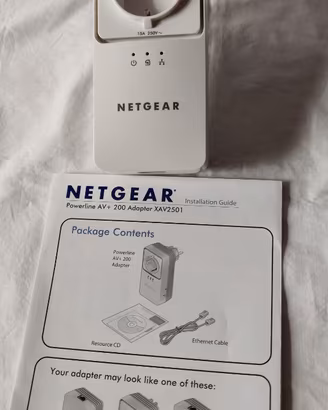 Netgear adattatore powerline XAV2501 con presa