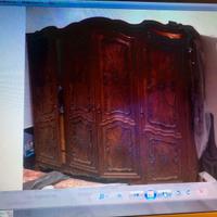 armadio barocco piemontese