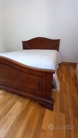 Struttura letto vintage in legno massello