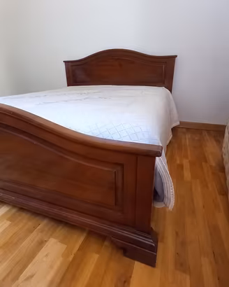Struttura letto vintage in legno massello