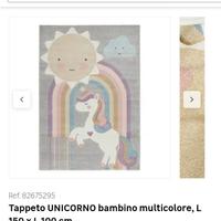 Tappeto  unicorno bambino