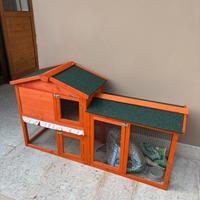 Conigliera con accessori