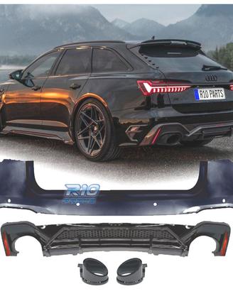 PARAURTI POSTERIORE AUDI A6 AVANT 19-24 LOOK RS6 A