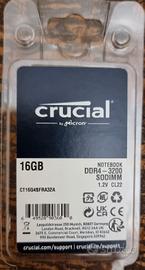 Ram 16Gb Crucial DDR4