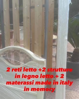 lettini completi con materasso