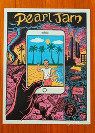Poster "Pearl Jam" Live in San Diego - Aprile 2020