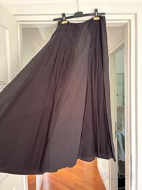 Gonna ruota nera con tulle