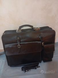 grande borsa the bridge nera in pelle 