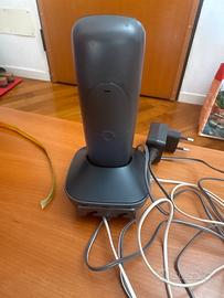 Telefono cordless Panasonic con base nero