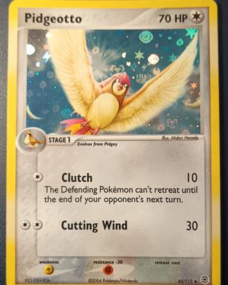 Pidgeotto Holo Ex Rosso Fuoco E Verde Foglia Eng