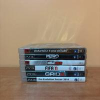 Lotto 6 giochi PS3