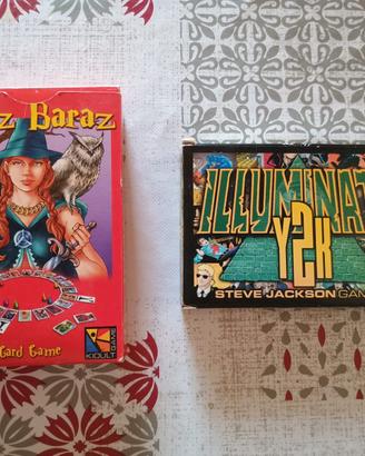 Giochi di carte: Waz Baraz e Illuminati Y2K