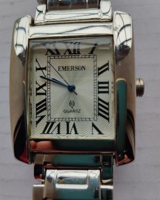 Orologio Emerson quarzo quadrante rettangolare