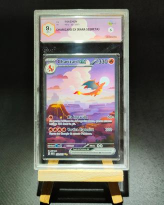 Carta Pokémon Charizard Mew 199 151 Ita Graad 9.5