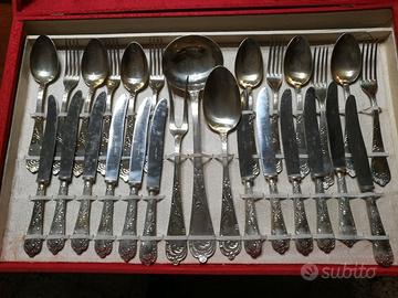 Posate vintage 87 pezzi x 12 marcate Arg.800