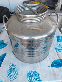fusto per alimenti in acciaio inox 30 litri