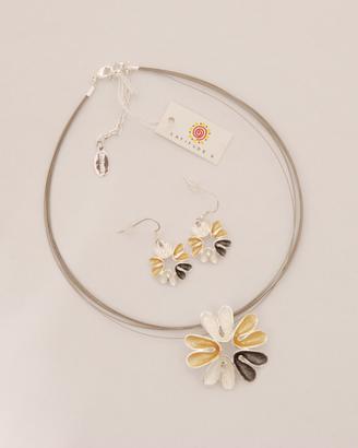 Collana e orecchini