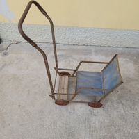 Antica carrozzina per bambole anni 30