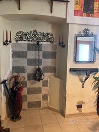 Set ingresso in ferro battuto