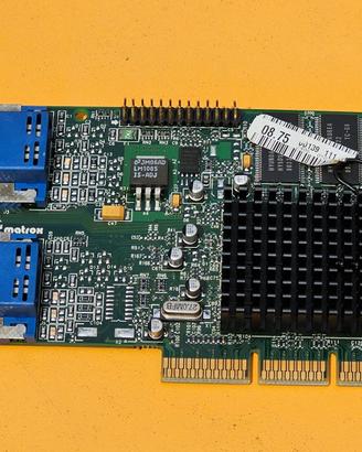 Scheda video Matrox G45+ (G450+) AGP 16Mb DualHead