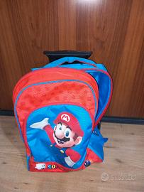 Zaino trolley scuola Supermario