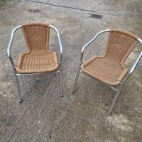 2 SEDIE  DA ESTERNO!!!!