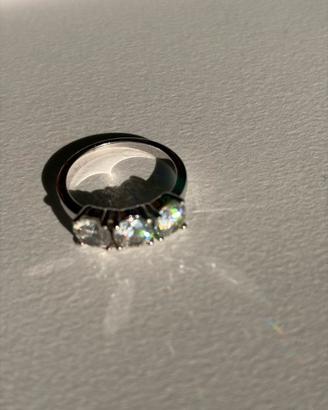 Anello trilogy in argento 925