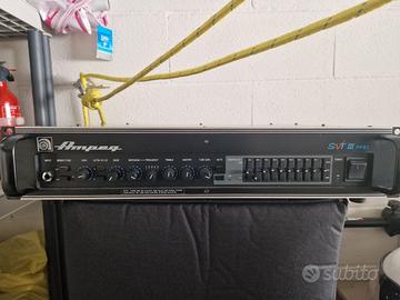 Amplificatore per basso SVT-3 PRO ampli SVT-210HE