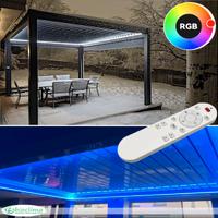 Pergola bioclimatica 4x4 lamelle motorizzata led