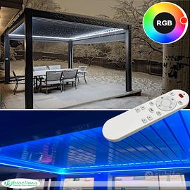 Pergola bioclimatica 4x4 lamelle motorizzata led