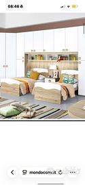 Letto singolo coppia