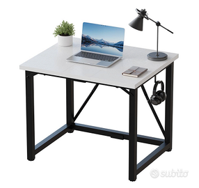 JUMMICO Scrivania  100 × 50 cm Tavolo - Nero
