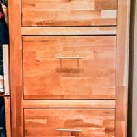 Scarpiera legno massello