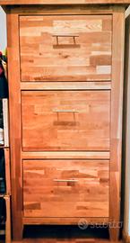 Scarpiera legno massello