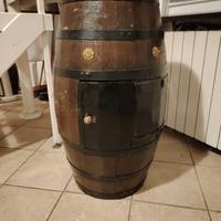 botte in legno mobile bar 