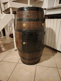 botte in legno mobile bar 